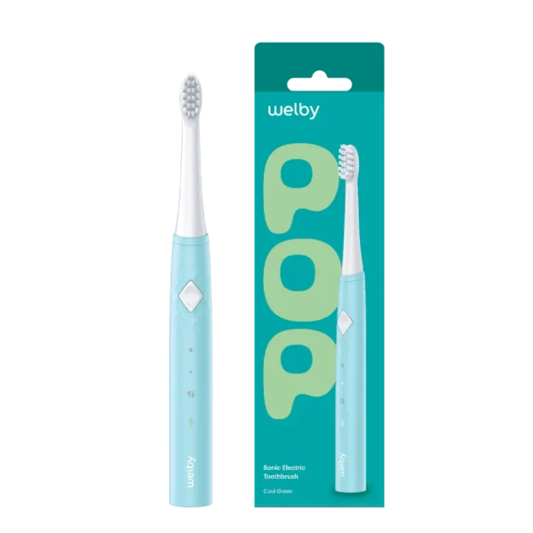 Welby Electric Toothbrush POP Green W0209 Sikat Gigi Elektrik​ - Gambar 2